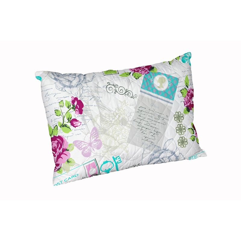 Casa si Gradina - Textile si covoare - Perne si pilote - Perne - Set 2 perne Rose, microfibra matlasata Alcam, 50x70 cm - Infinity.ro