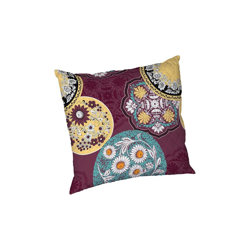 Casa si Gradina - Textile si covoare - Perne si pilote - Perne - Set 2 perne Mandala, microfibra matlasata, 70x70 cm - Infinity.ro