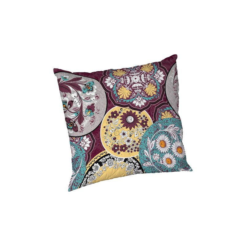 Casa si Gradina - Textile si covoare - Perne si pilote - Perne - Set 2 perne Mandala, microfibra matlasata, 70x70 cm - Infinity.ro