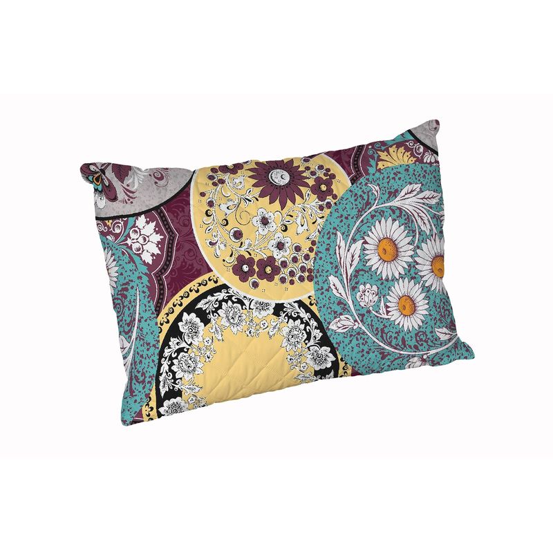 Casa si Gradina - Textile si covoare - Perne si pilote - Perne - Set 2 perne Mandala, microfibra matlasata Alcam, 50x70 cm - Infinity.ro