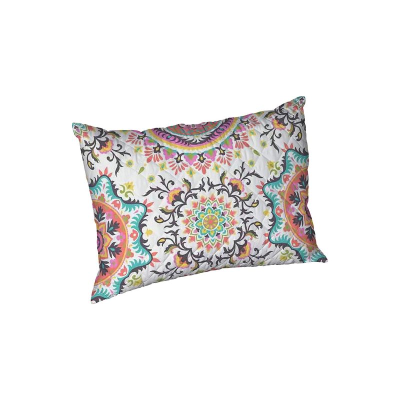 Casa si Gradina - Textile si covoare - Perne si pilote - Perne - Set 2 perne Kantha, microfibra matlasata Alcam, 50x70 cm - Infinity.ro