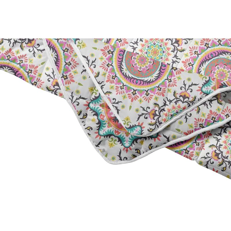 Casa si Gradina - Textile si covoare - Perne si pilote - Pilote - Set Alcam 2 perne microfibra 50x70 cm si pilota matlasata 200x220 cm, Kantha - Infinity.ro