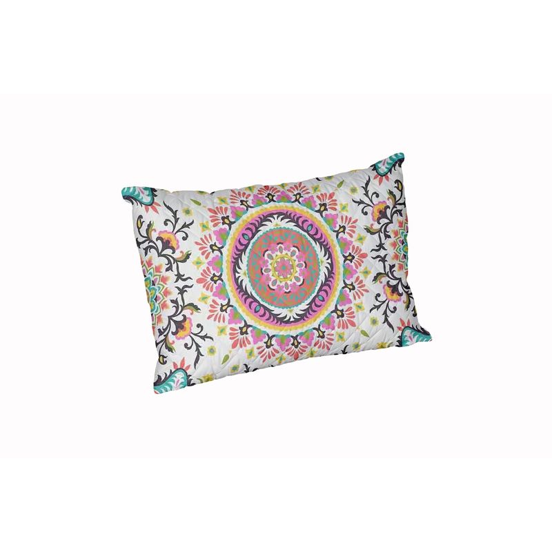 Casa si Gradina - Textile si covoare - Perne si pilote - Pilote - Set Alcam 2 perne microfibra 50x70 cm si pilota matlasata 200x220 cm, Kantha - Infinity.ro