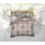 Casa si Gradina - Textile si covoare - Perne si pilote - Pilote - Set Alcam 2 perne microfibra 50x70 cm si pilota matlasata 200x220 cm, Kantha - Infinity.ro