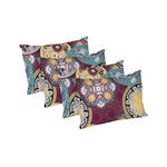 Casa si Gradina - Textile si covoare - Perne si pilote - Perne - Set 4 perne Mandala, microfibra matlasata Alcam, 50x70 cm - Infinity.ro