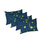 Casa si Gradina - Textile si covoare - Perne si pilote - Perne - Set 4 perne Moon Night, microfibra matlasata Alcam, 50x70 cm - Infinity.ro