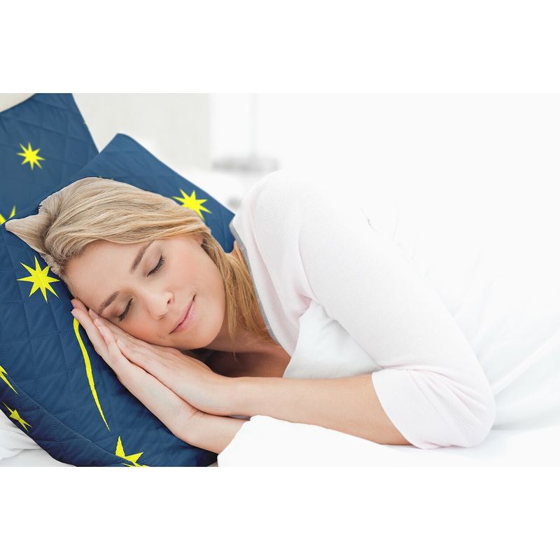 Casa si Gradina - Textile si covoare - Perne si pilote - Perne - Set 4 perne Moon Night, microfibra matlasata Alcam, 50x70 cm - Infinity.ro