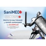 Casa si Gradina - Textile si covoare - Perne si pilote - Perne - Perna Alcam, SaniMed® 50x70 cm, microfibra matlasata hipoalergenica, umplutura cu tratament SILVERPLUS® - Infinity.ro