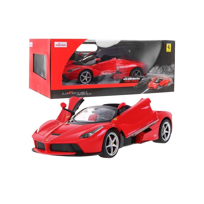 Jucarii, Copii si Bebe - Jucarii si jocuri - Vehicule si jucarii cu telecomanda - Masinute - Masina cu telecomanda laferrari aperta rosu scara 1 la 14 - Infinity.ro