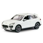 Jucarii, Copii si Bebe - Jucarii si jocuri - Vehicule si jucarii cu telecomanda - Masinute - Masina cu telecomanda porsche cayenne turbo alb cu scara 1 la 14 - Infinity.ro