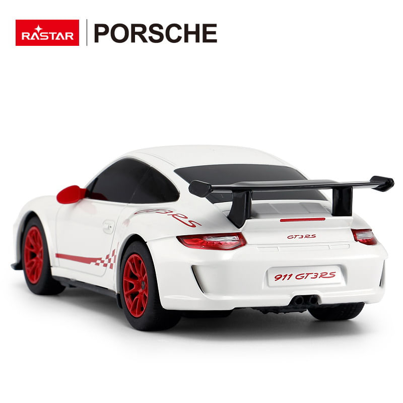 Jucarii, Copii si Bebe - Jucarii si jocuri - Vehicule si jucarii cu telecomanda - Masinute - Masina cu telecomanda porsche gt3 rs alb cu scara 1 la 24 - Infinity.ro