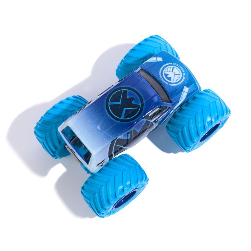 Jucarii, Copii si Bebe - Jucarii si jocuri - Vehicule si jucarii cu telecomanda - Utilaje constructie de jucarie - Monster jam marvel camion gigant shield scara 1 la 64 - Infinity.ro