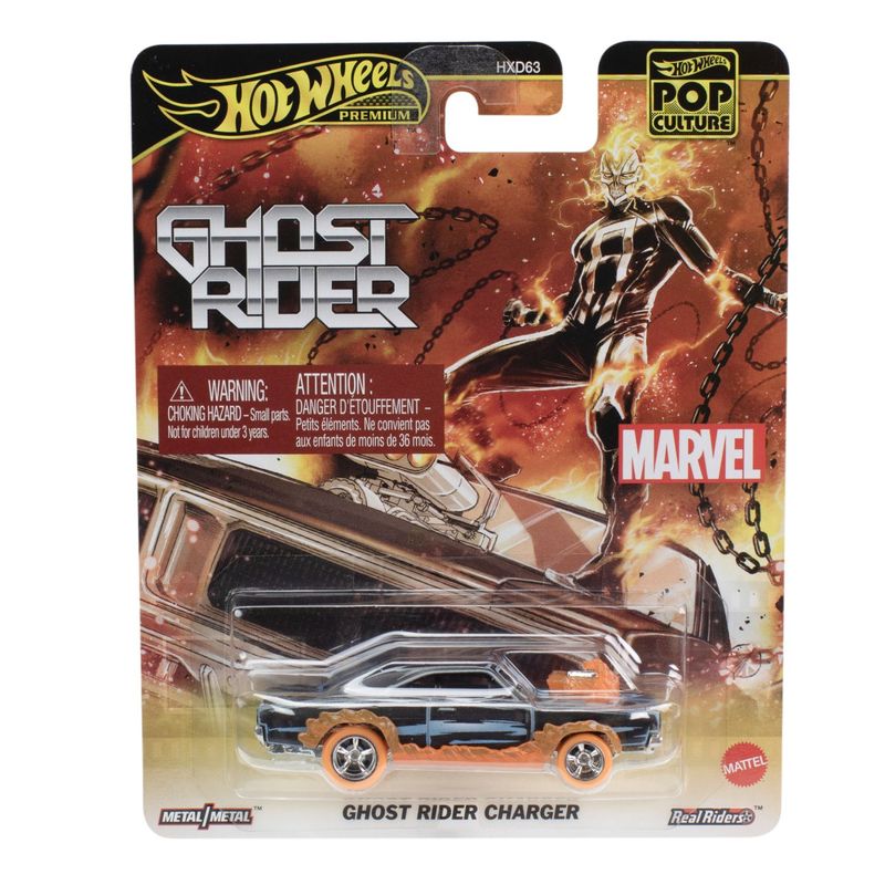 Jucarii, Copii si Bebe - Jucarii si jocuri - Vehicule si jucarii cu telecomanda - Masinute - Hot wheels pop culture masinuta metalica ghost rider scara 1:64 - Infinity.ro