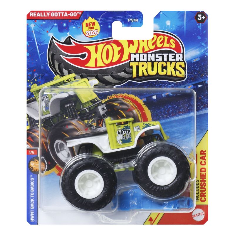 Jucarii, Copii si Bebe - Jucarii si jocuri - Vehicule si jucarii cu telecomanda - Masinute - Hot wheels monster truck masinuta really gotta go scara 1:64 - Infinity.ro