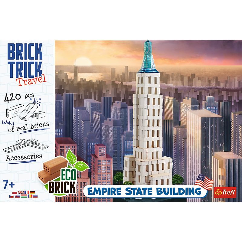 Jucarii, Copii si Bebe - Jucarii si jocuri - Jocuri si puzzle - Puzzle - Brick trick xl travel cladirea empire state - Infinity.ro
