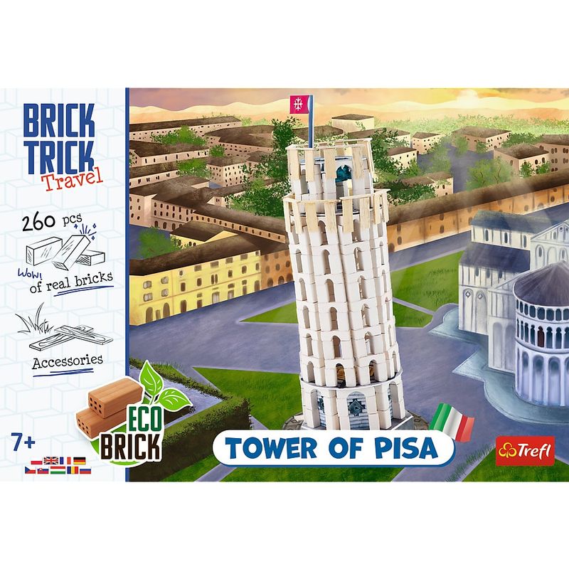 Jucarii, Copii si Bebe - Jucarii si jocuri - Jocuri si puzzle - Puzzle - Brick trick l travel turnul pisa - Infinity.ro