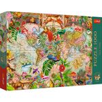 Jucarii, Copii si Bebe - Jucarii si jocuri - Jocuri si puzzle - Puzzle - Puzzle trefl 1000 premium plus tea time harta antica a lumii - Infinity.ro