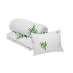 Casa si Gradina - Textile si covoare - Perne si pilote - Pilote - Set Aloe Vera Essence, perna microfibra 50x70 cm si pilota matlasata 350g/mp, 140x200 cm - Infinity.ro