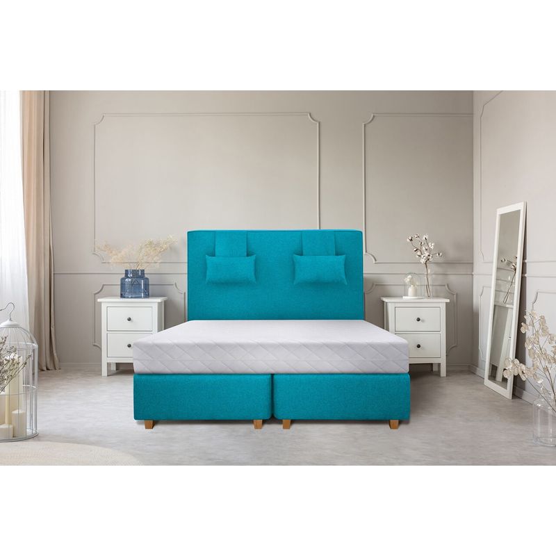 Casa si Gradina - Mobilier - Saltele si somiere - Saltele - Saltea SuperOrtopedica KONFORTA+ 18 cm, 90x200x18cm, Husa detasabila, lavabila, matlasata, Reversibila, Ferma - Infinity.ro