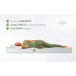 Casa si Gradina - Mobilier - Saltele si somiere - Saltele - Saltea SuperOrtopedica KONFORTA+ 18 cm, 140x200x18cm, Husa detasabila, lavabila, matlasata, Reversibila, Ferma - Infinity.ro