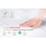 Casa si Gradina - Mobilier - Saltele si somiere - Saltele - Saltea SuperOrtopedica KONFORTA 19 cm, 90x190x19cm, Husa detasabila, lavabila, matlasata, Reversibila, Fermitate Medie - Infinity.ro