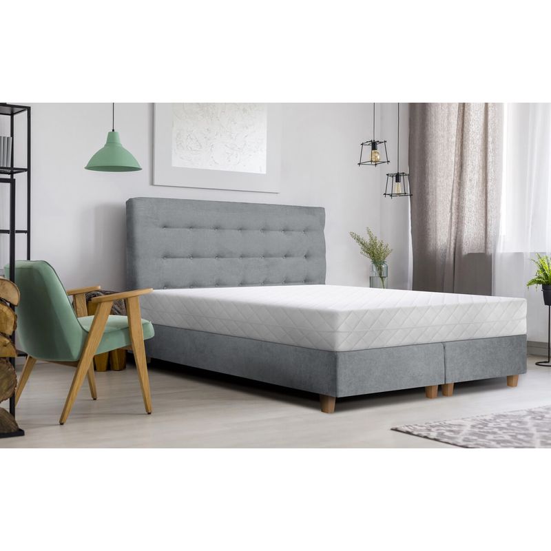 Casa si Gradina - Mobilier - Saltele si somiere - Saltele - Saltea Green Future KONFORTA Max Plus 25 cm, Ferma, 160x200x25cm, Spuma poliuretanica elastica, Reversibila - Infinity.ro