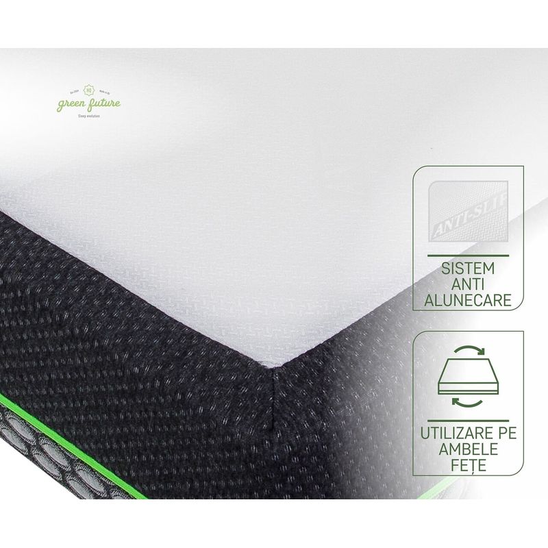Casa si Gradina - Mobilier - Saltele si somiere - Saltele - Saltea ortopedica, Green Future, Active Relax Cool Memory 7 Zone de Confort, 180x200 cm, H 21 cm - Infinity.ro