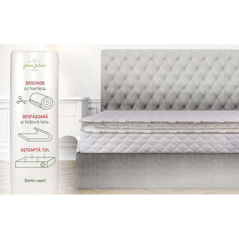 Casa si Gradina - Mobilier - Saltele si somiere - Saltele - Saltea ortopedica Hotel Line Deluxe Memory Pocket 140x200 cm, H 30 cm - Infinity.ro