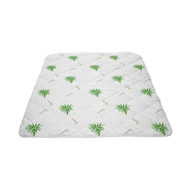 Casa si Gradina - Textile si covoare - Perne si pilote - Pilote - Set Aloe Vera Essence, 2 perne microfibra 50x70 cm si pilota matlasata 350g/mp, 200x220 cm - Infinity.ro