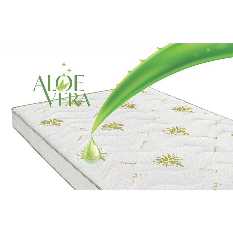 Casa si Gradina - Mobilier - Saltele si somiere - Saltele - Saltea Super Ortopedica Aloe Vera Essential 140x200 cm, H 19 cm - Infinity.ro