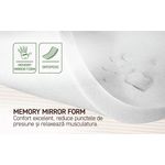 Casa si Gradina - Mobilier - Saltele si somiere - Toppere - Topper saltea Copper Dual Confort Memory 7 zone, 90x200 cm, H 6 cm - Infinity.ro