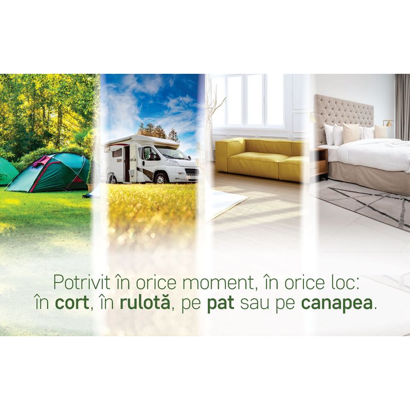 Casa si Gradina - Mobilier - Saltele si somiere - Toppere - Topper saltea Fresh Mint, 180x200 cm, H 6 cm, 7 Zone de confort - Infinity.ro