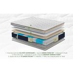 Casa si Gradina - Mobilier - Saltele si somiere - Saltele - Saltea ortopedica Siena, 160x200x30 cm, Pocket 7 Zone de Confort, Memory, fermitate medie/ferma - Infinity.ro