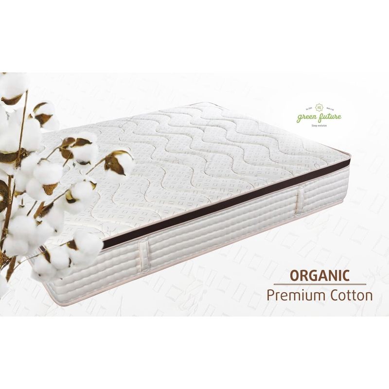 Casa si Gradina - Mobilier - Saltele si somiere - Saltele - Saltea Perugia Organic Cotton Free Air, Pocket Memory 7 Zone de Confort, 180x200 cm, H 30 cm - Infinity.ro