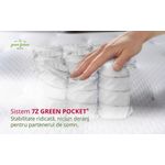 Casa si Gradina - Mobilier - Saltele si somiere - Saltele - Saltea Ortopedica Arizona, 180x200 cm, H 35 cm, Arcuri Pocket, spuma Memory, 7 Zone de Confort - Infinity.ro