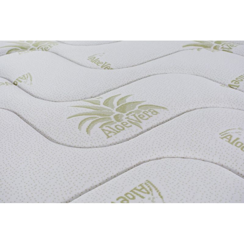 Casa si Gradina - Mobilier - Saltele si somiere - Saltele - Saltea Aloe Vera 14+2 Memory, 120x200 cm, H 18 cm, husa cu fibre de bambus, Ortopedica, Aerisire 3D Free Air - Infinity.ro