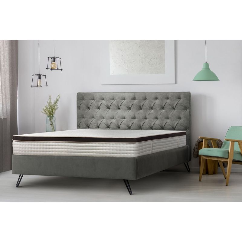 Casa si Gradina - Mobilier - Saltele si somiere - Saltele - Saltea Perugia Organic Cotton Free Air, Pocket Memory 7 Zone de Confort, 180x200 cm, H 30 cm - Infinity.ro