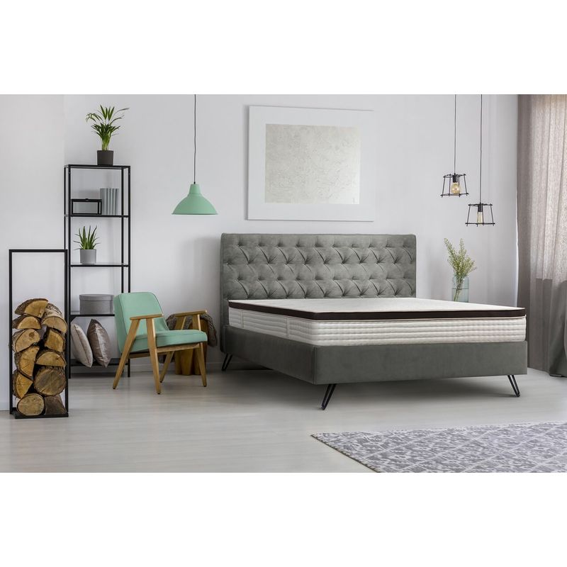 Casa si Gradina - Mobilier - Saltele si somiere - Saltele - Saltea Perugia Organic Cotton Free Air, Pocket Memory 7 Zone de Confort, 180x200 cm, H 30 cm - Infinity.ro