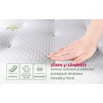 Casa si Gradina - Mobilier - Saltele si somiere - Saltele - Saltea Ortopedica Arizona, 180x200 cm, H 35 cm, Arcuri Pocket, spuma Memory, 7 Zone de Confort - Infinity.ro