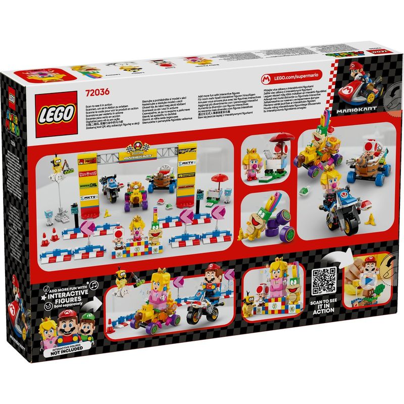 Jucarii, Copii si Bebe - Jucarii si jocuri - Seturi de constructie si cuburi - Seturi de constructie - Lego super mario mario kart set baby peach si grand prix 72036 - Infinity.ro