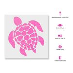 Casa si Gradina - Decoratiuni - DIY - Sabloane decorative pereti - Sablon Perete vopsire, tencuiala 0.7mm Broasca Testoasa model MXSP7434, 900 x 900 mm - Infinity.ro