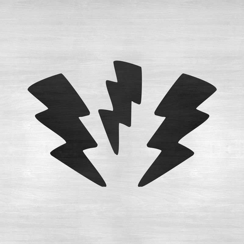 Casa si Gradina - Decoratiuni - DIY - Sabloane decorative pereti - Sablon Perete vopsire, tencuiala 0.7mm Fulger model MXSP7484, 200 x 200 mm - Infinity.ro