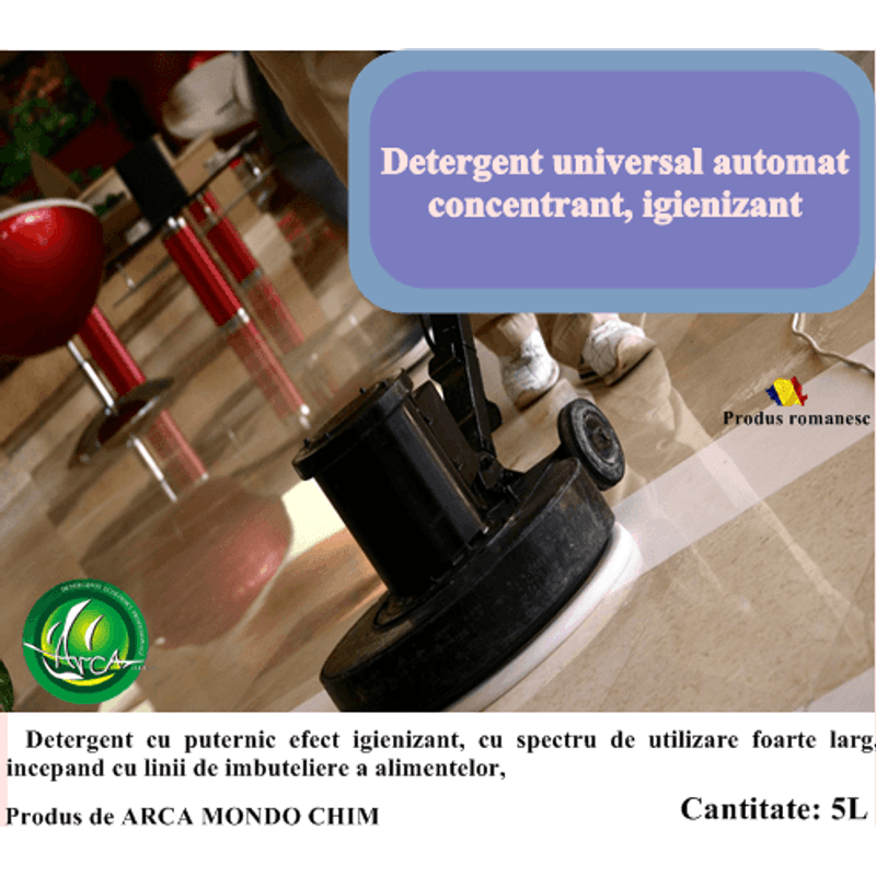 Market - Curatenie si intretinere casa - Produse menaj - Solutii curatenie - Detergent universal automat concentrant igienizant Arca Lux, Bidon 20L - Infinity.ro