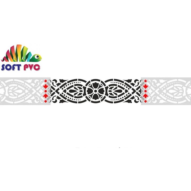 Casa si Gradina - Decoratiuni - DIY - Sabloane decorative pereti - Sablon Perete vopsire, tencuiala 360x90x0.7mm Refolosibil Bordura 8 , model MXSP7138 - Infinity.ro