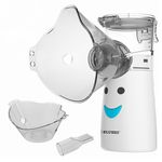 Jucarii, Copii si Bebe - Igiena si ingrijire - Accesorii ingrijire copii - Aparate aerosoli copii - Nebulizator Portabil cu Ultrasunete ELUZZO®, pentru Copii si Adulti, Silentios, Alb - Infinity.ro