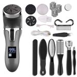 Ingrijire personala si Cosmetice - Manichiura si pedichiura - Pile cosmetice - Pila Electrica pentru Talpi si Calcaie, Bataturi, Piele Moarta, LittleDomi, Dispaly Digital LED, Reincarcabil, Afisare - Infinity.ro