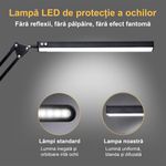 Casa si Gradina - Corpuri si surse de iluminat - Veioze si lampi - Lampi de veghe - Lampa de birou LED, LittleDomi, Brat Oscilant cu Clema, Inaltime Ajustabila, 3 Moduri de Iluminare - Infinity.ro