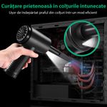 Casa si Gradina - Gradinarit si plante - Utilaje gradina - Aspiratoare, suflante si tocatoare - Suflanta Aer & Aspirator fara Fir, LittleDomi, pentru Tastatura, Indepartare Praf PC, Aer Conditionat, Jaluzele - Infinity.ro