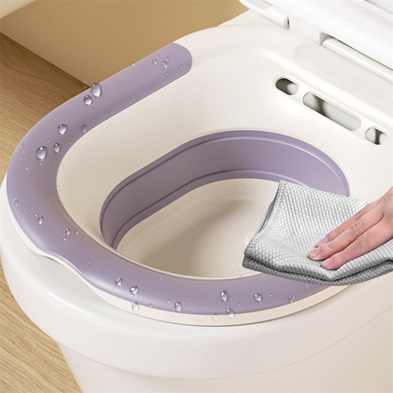 Casa si Gradina - Sanitare - Obiecte sanitare - Accesorii vase de toaleta - Vas Sitz Bath Pliabil LittleDomi®, pentru Baie de Sezut tip Lighean cu Irigator Reglabil pentru Tratament Hemoroizi - Infinity.ro