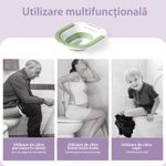 Casa si Gradina - Sanitare - Obiecte sanitare - Accesorii vase de toaleta - Vas Sitz Bath Pliabil LittleDomi®, pentru Baie de Sezut tip Lighean cu Irigator Reglabil pentru Tratament Hemoroizi - Infinity.ro